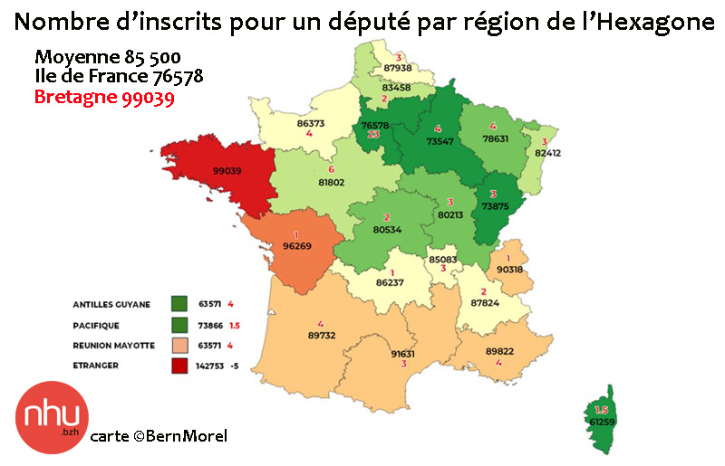 La Bretagne sous représentée à l’Assemblée : pourquoi ?