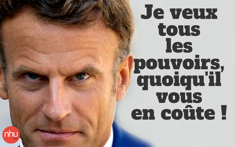 Le hold-up démocratique de Macron va passer crème.