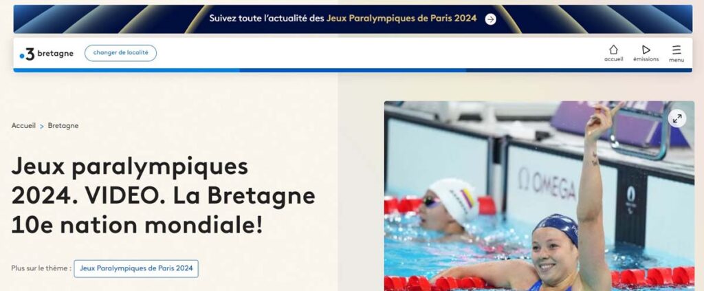 Pour la Bretagne bilan encourageant aux jeux olympiques de Paris